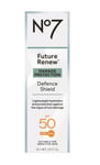 No7 Future Renew | Defence Shield & SPF50 | For sensitive Skin | 50ml