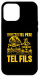 Coque pour iPhone 13 Pro Max Tel père tel fils accessoire quad motocross humour