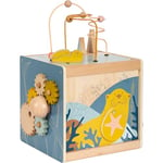 Small Foot Cube Seaside en Bois, Jouets de motricité variés pour Tout-Petits, à partir de 12 Mois, 12393 Pions Toys, Multicolore