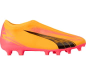 Ultra Match LL FG/AG JR fotbollsskor Dam Sun Stream-PUMA Black-Sunset Glow 5