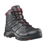 Chaussures de sécurité Haix Black Eagle Safety 54 Mid, noir/rouge, pointure 44 - Noir