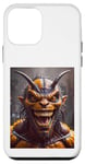 Coque pour iPhone 12 mini monstre en colère moitié hommes moitié guêpe scène horreur effrayant