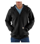 Carhartt Men's Loose Fit Midweight Full-Zip Sweatshirt, Black, M