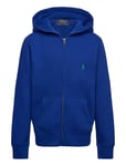 Ralph Lauren Kids Fleece Full-Zip Hoodie Blå