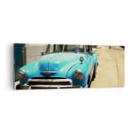 Impression sur Toile 140x50cm Tableaux Image Photo Voiture classique cuba havane