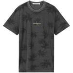 T-shirt Calvin Klein Jeans  T shirt  homme Ref 54069 BEH noir