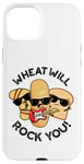 Coque pour iPhone 15 Plus Wheat Will Rock You Funny Food Jeu de mots