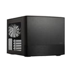 Fractal Design Node 804 - Black - Compact Computer Case - mATX - High Airflow - Modular interior - 3x Fractal Design Silent R2 120mm Fans Included - Water-cooling ready - USB 3.0 -Window Side Panel