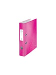 Leitz Brevordner 180° WOW lamineret pap A4/50 mm Pink