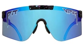 Paire de lunettes pit viper the hail sagan polarized 2000s noir bleu polarise