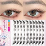 3D Cat Eye Clusters Lashes Natural Individual Lashes  for Eyelash Extensions