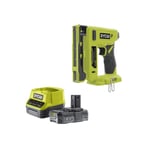 Pack RYOBI Agrafeuse 18V - R18ST50-0 - 1 batterie 2.0Ah - 1 chargeur rapide