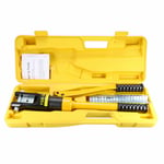 12 Ton Hydraulic Wire Cable Lug Terminal Crimpers Crimping Tool 11 Dies YQ-300