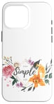 Coque pour iPhone 16 Pro Max T-shirt à fleurs, housse de téléphone portable, sweat à capuche à fleurs