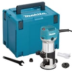 Affleureuse-défonceuse 710 W pince Ø8 ou 6 mm en coffret Makpac - MAKITA RT0702CJ