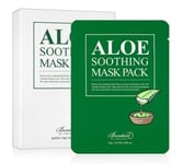 BENTON Aloe Soothing Mask Pack (10 sheets) Box *UK Seller* + FREE SAMPLE!!