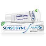 Sensodyne Toothpaste Rapid Relief, Teeth Whitening Toothpaste that Provides Relief from Sensitive Teeth, 75ml