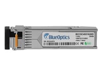 Alcatel-Lucent Isfp-Gig-Bx-D-Kompatibel Blueoptics© Sfp Bidi-Transceiver For Enkeltmodus Gigabit Høyhastighets Dataoverføringer I Fiberoptiske Nettverk. Støtter Gigabit Ethernet, Fibre Channel Eller Sonet/Sdh-Applikasjoner I Svitsjer, Rutere, Lagrin