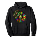 Rubik Rubix Rubics Player Cube Sunflower Color Math Lovers Pullover Hoodie