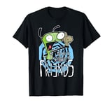 Invader Zim G.I.R Me And The Squirrel Are Friends Funny Logo T-Shirt