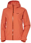 Helly Hansen Women's W Active Ocean Bound Rain Jacket, Terracotta, XS