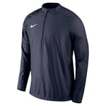 Nike Academy18 Shield Drill Top, T-Shirt A Manica Lunga Bambino, Obsidian/Obsidian/(White), M