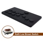 Flatbox Arcade Fight Stick Mini Hitbox Painikkeet Tyyli SWAP Kailh Switch Arcade Stick -ohjain Pico GP2040-CE PC/PS3/PS4