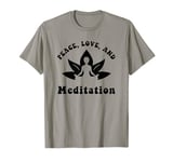 Meditation and Yoga New Age Retro Groovy Meditate Trendy T-Shirt