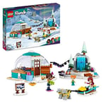 LEGO Friends Igloo Holiday Adventure Playset with Glamping Tent, 2 Sled Dogs, Mini-Dolls and Accessories, Winter Imaginative Play Toys for Girls, Boys, Kids Aged 8 and Up 41760