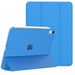 MoKo for iPad Air 6th Generation 11 Inch Case M2 2024/ iPad Air 5th Gen Case 2022/ iPad Air 4th Gen Case 2020,iPad Air 11'' Case with Translucent Hard Back Cover,iPad Air 6/5/4 Case,Blue Wave