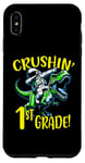 Coque pour iPhone XS Max Motif « I Crushed 1st Grade Astronaute on a T Rex School »