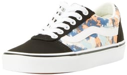 Vans Femme Ward Basket, Water Color Floral Black, 36 EU