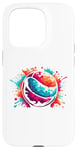 Coque pour iPhone 15 Pro Splash Art Dodge Ball Dodgeball Player