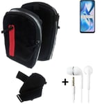 Shoulder bag / holster + earphones for OnePlus Ace Racing Edition Belt Pouch Cas