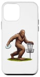 iPhone 12 mini Bigfoot Playing Disc Golf Funny Disc Golfer Player Frisbee Case