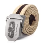 Ceinture Homme，Ceinture En Toile Pour Hommes Boucle En Métal Soldat À La Retraite Ceintures Tactiques De L'Armée Militaire Femmes Homme Unisexe De Grande Taille Cadeau De Vacances, Comme Indiqu