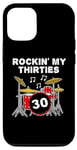 Coque pour iPhone 12/12 Pro Batteur 30e anniversaire, Rockin' My Thirties, musicien