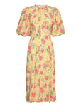 Spring Puffed Dress Yellow By Ti Mo