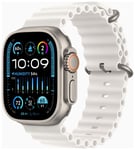 Apple Watch Ultra 2 GPS + Cellular 49mm Titanium Case with White Ocean Band