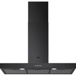 Aeg DBX3951R 90cm Chimney Hood, LED lighting, Powder Black with Black Grease filters