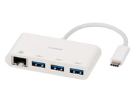 Vivanco Cc Uc Ua3rj45, Usb 3.2 Gen 1 (3.1 Gen 1) Type-C, Hvit, Rj-45, Usb 3.2 Gen 1 (3.1 Gen 1) Type-A, 0,9 A, Windows 10, Windows 7, Windows 8, Windows 8.1, Mac Os X 10.10 Yosemite, Mac Os X 10.11 El Capitan, Mac Os X 10.12 Sierra, Mac Os X 10.13 H