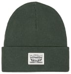 Levi's Men's Backpatch Beanie, Army Green, One Size