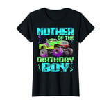 Mom Of The Birthday Boy Monster Truck Bday Celebrations T-Shirt