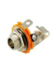 Pro Jack chassis socket - 6.35 mm - mono