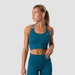 Ribbed Define Seamless Sports Bra, Teal