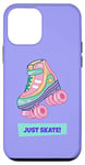 iPhone 12 mini Roller Skate Classic 90s 80s Retro Kitsch Pastel Quad Skates Case