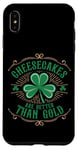 Coque pour iPhone XS Max « Cheesecakes Are Better Than Gold » pour la Saint-Patrick