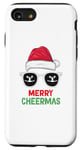 Coque pour iPhone SE (2020) / 7 / 8 joyeux Cheermas, Pom-pom girl Noël