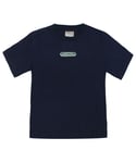 Nike Childrens Unisex Vintage Boys Just Do It Navy T-Shirt - Size Small