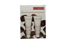 CLARINS HAND AND NAIL TREATMENT GIFT SET 2 X 100ML. NEW. FREE SHIPPING